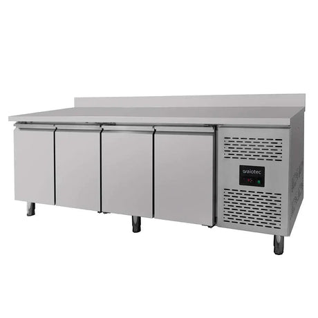 Kühltisch / 4-türig inkl. Aufkantung - Monoblock, 2230 x 700 mm - Gastro-Bedarf24 GmbH