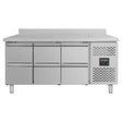 Kühltisch / 6 Schubladen inkl. Aufkantung - Monoblock, 1795 x 700 mm - Gastro-Bedarf24 GmbH
