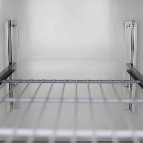 Kühltisch Mini / 2-fach - mit 1 Tür & 2 Schubladen, 900 x 700 mm - Gastro-Bedarf24 GmbH
