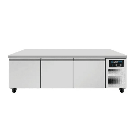 Kühltisch mit Räder | Niedriges Modell | 3 Schubladen (1/1 GN) | 1610 x 700 x 600 (h) mm - Gastro-Bedarf24 GmbH