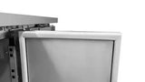 Kühltisch mit Räder und Aufkantung – 2 Türen – 1360x700x850mm - Gastro-Bedarf24 GmbH