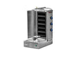 Lavastein Dönergrill mit Motor Unten  / 3 Lavastein Brenner / max. 40 kg / inkl. Flügeltüren - Gastro-Bedarf24 GmbH
