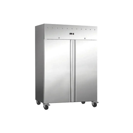 Premium Edelstahl Tiefkühlschrank - 2-türig / 1173 Liter - Gastro-Bedarf24 GmbH
