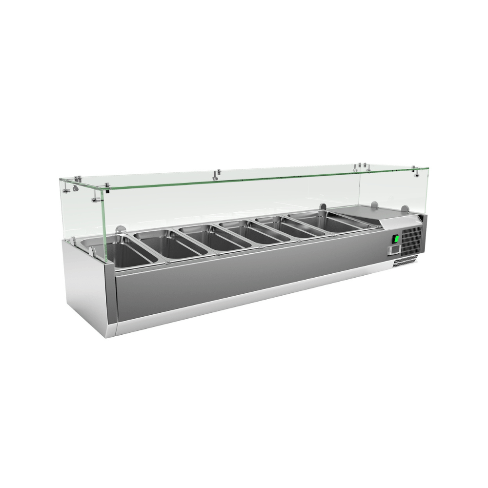 Premium Kühlaufsatz - GN 1/3 x 5 + GN 1/2 x1 - Gastro - Bedarf24 GmbH