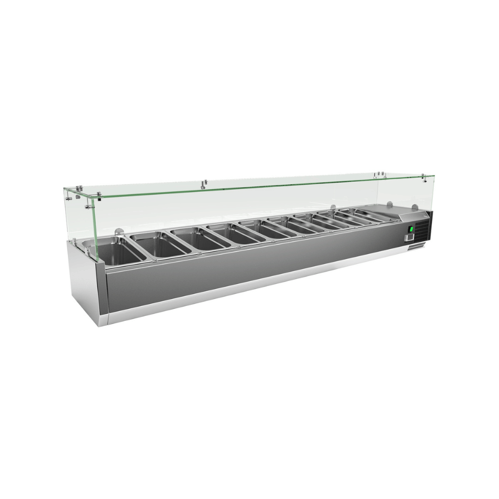 Premium Kühlaufsatz - GN 1/3 x 9 - Gastro - Bedarf24 GmbH