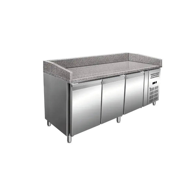 Premium Pizzakühltisch - 3 türig - Gastro-Bedarf24 GmbH