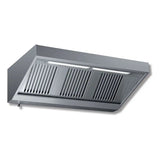 PREMIUM Wandhaube - B2000xT700xH450 - mit Motor, Regler, Filter & Lampe - Gastro-Bedarf24 GmbH