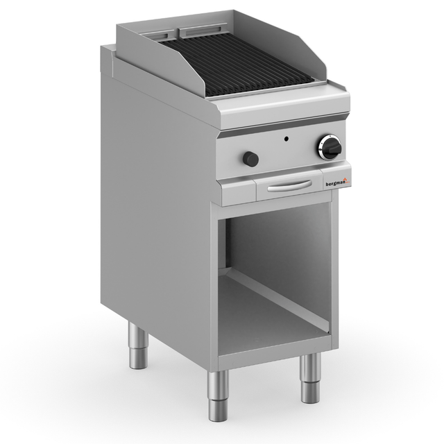 Profiline Plus 700 Gas - Lavasteingrill mit offenem Unterbau - 7,5 kW - Gastro - Bedarf24