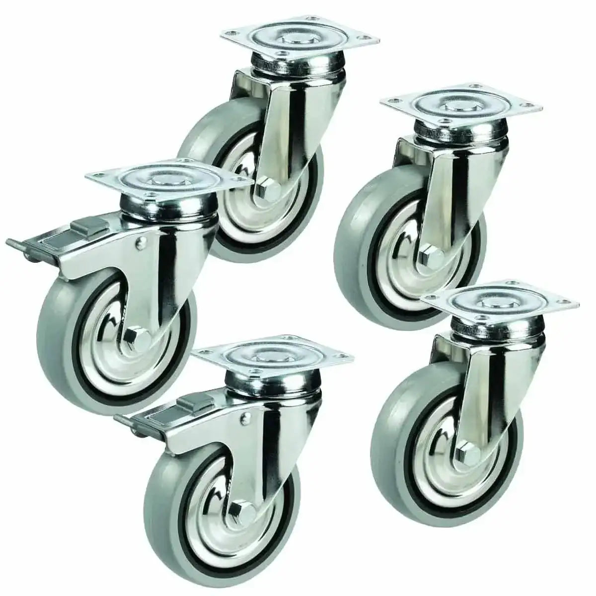 ROLLENKIT für Kühl & Tiefkühltische - 4 türig + Kühl und Tiefkühlschränke 2 türig Serie TOPLINE