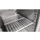 Saladette mit Räder | 3 Türen (1/1 GN) | Oben 8× 1/3 GN | +2°C bis +8°C | Zwangskühlung | Klappdeckel - Gastro-Bedarf24 GmbH