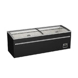 Supermarkt-Gefriertruhe | 1040L | Schwarz - Gastro-Bedarf24 GmbH