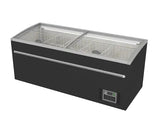 Supermarkt-Gefriertruhe | 850L | Schwarz - Gastro-Bedarf24 GmbH