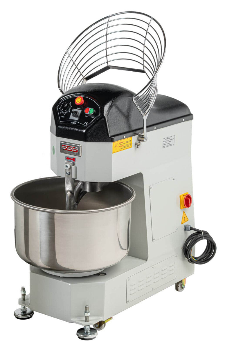 Teigknetmaschine - 50 liter / 25 kg. / 2 Geschwindigkeiten / Spiralkneter