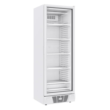 Tiefkühlschrank 1 Glastür - 382 Liter - 640x670x1875 mm - Gastro-Bedarf24 GmbH
