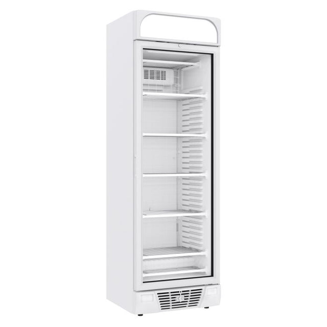 Tiefkühlschrank 1 Glastür - 382 Liter - 640x670x2056 mm - Gastro-Bedarf24 GmbH