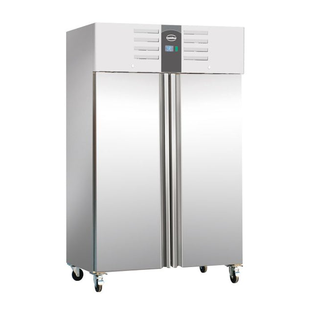Tiefkühlschrank 2 Türen - 1200 Liter - 1340x810x2010 mm - inkl. Räder - Gastro-Bedarf24 GmbH