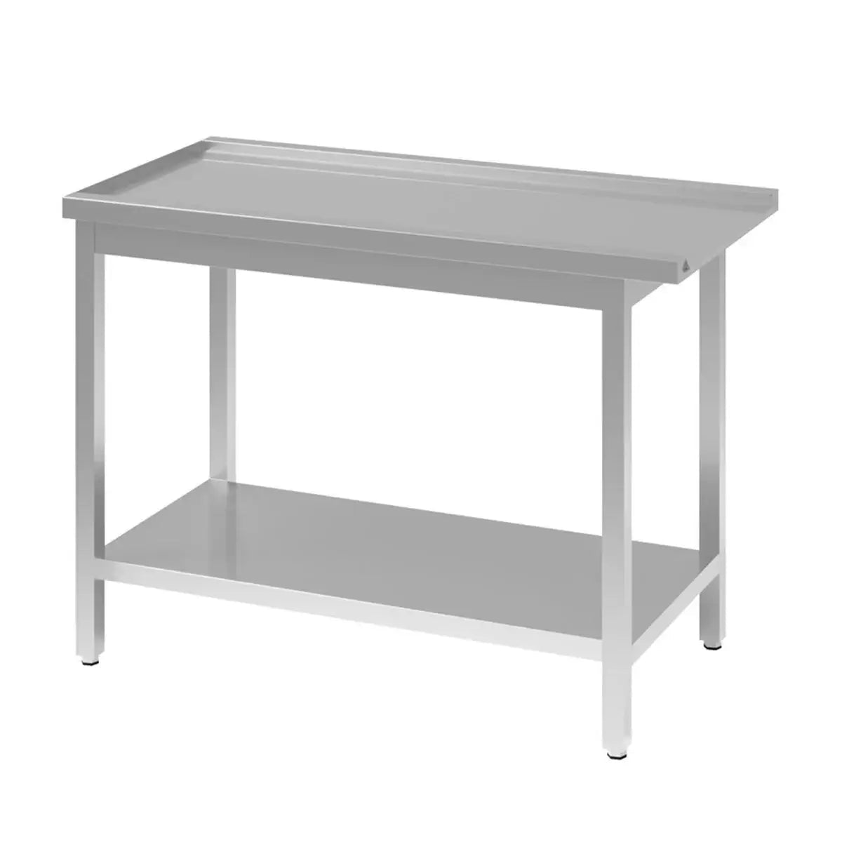TOPLINE Ablauftisch 600, Anbauseite links oder rechts B:1200 - Gastro-Bedarf24 GmbH