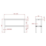 TOPLINE Aufsatzbord / 2 Etagen , 1200 x 300 mm - Gastro-Bedarf24 GmbH