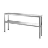 TOPLINE Aufsatzbord / 2 Etagen , 1200 x 300 mm - Gastro-Bedarf24 GmbH