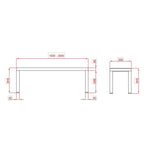 TOPLINE üst raf / 1 katlı , 1200 x 300 mm