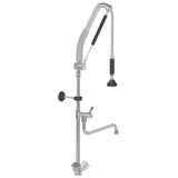TOPLINE Geschirrwaschbrause mit Schwenkauslauf / 2 Mischventilen & Zug-Automatik - Einloch - Gastro-Bedarf24 GmbH