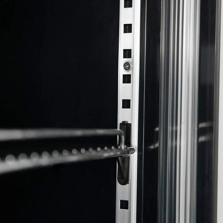 TOPLINE Getränkekühlschrank 1 Tür / 570 Liter XL, "schwarz", 750 x 742 mm - Gastro-Bedarf24 GmbH