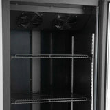 TOPLINE Getränkekühlschrank 1 Tür / 570 Liter XL, "schwarz", 750 x 742 mm - Gastro-Bedarf24 GmbH