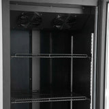 TOPLINE Getränkekühlschrank 1 Tür / 570 Liter XL, "schwarz", 750 x 742 mm