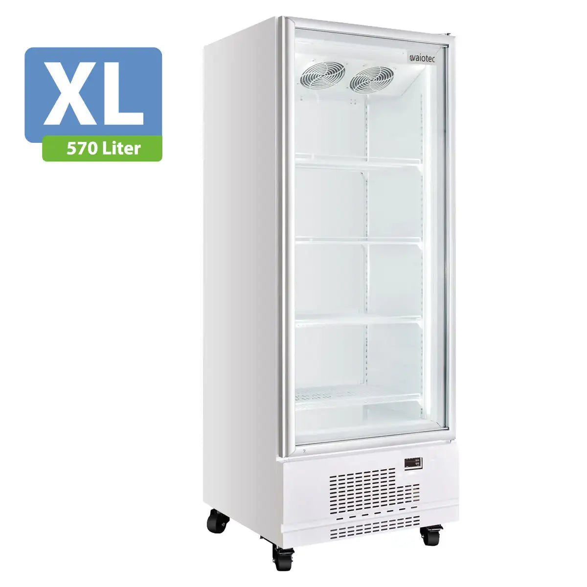 TOPLINE Getränkekühlschrank 1 Tür / 570 Liter XL,"weiß", 750 x 742 mm