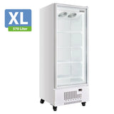 TOPLINE Getränkekühlschrank 1 Tür / 570 Liter XL,"weiß", 750 x 742 mm