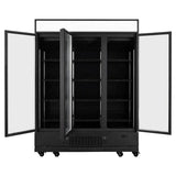 TOPLINE Getränkekühlschrank 1360 Liter mit Leuchtaufsatz "schwarz" - Gastro-Bedarf24 GmbH