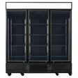 TOPLINE Getränkekühlschrank 1610 Liter mit Leuchtaufsatz "schwarz" - Gastro-Bedarf24 GmbH