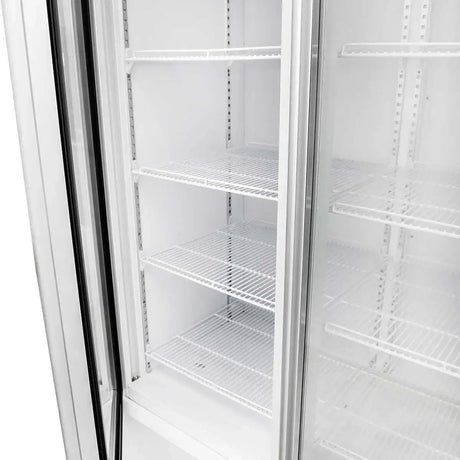 TOPLINE Getränkekühlschrank 1610 Liter mit Leuchtaufsatz "weiß" - Gastro-Bedarf24 GmbH