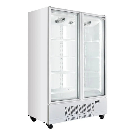 TOPLINE Getränkekühlschrank 2 Türen / 1150 Liter "weiß", 1280 x 742 mm - Gastro-Bedarf24 GmbH