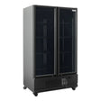 TOPLINE Getränkekühlschrank 2 Türen / 870 Liter "schwarz", 1090 x 742 mm - Gastro-Bedarf24 GmbH