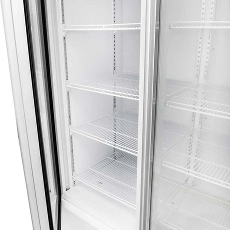 TOPLINE Getränkekühlschrank 2 Türen / 870 Liter "weiß", 1090 x 742 mm - Gastro-Bedarf24 GmbH