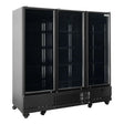 TOPLINE Getränkekühlschrank 3 Türen / 1360 Liter "schwarz", 1640 x 742 mm - Gastro-Bedarf24 GmbH