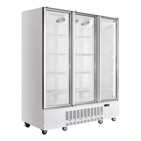 TOPLINE Getränkekühlschrank 3 Türen / 1360 Liter "weiß", 1640 x 742 mm - Gastro-Bedarf24 GmbH