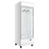 TOPLINE Getränkekühlschrank 570 Liter mit Leuchtaufsatz "weiß" - Gastro-Bedarf24 GmbH
