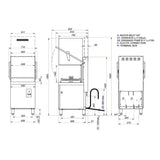 TOPLINE Haubenspülmaschine 50x50 / 400 Volt - Modell: VT-SX HW54 DRD - Gastro-Bedarf24 GmbH