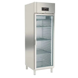 TOPLINE Kühlschrank / 1-türig GN 2/1 - Glas, 660 x 850 mm - Gastro-Bedarf24 GmbH