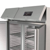TOPLINE Kühlschrank / 2-türig GN 2/1 - Glas, 1350 x 850 mm - Gastro-Bedarf24 GmbH