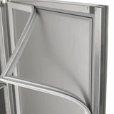 TOPLINE Kühlschrank / 2-türig GN 2/1 - Glas, 1350 x 850 mm - Gastro-Bedarf24 GmbH