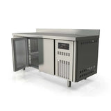 TOPLINE Kühltisch / 3-fach GN1/1 mit 3 Türen & Aufkantung, 1795 x 700 mm - Gastro-Bedarf24 GmbH