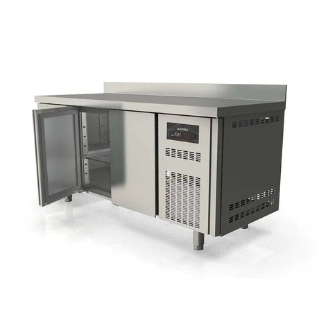 TOPLINE Kühltisch / 3-fach GN1/1 mit 3 Türen & Aufkantung, 1795 x 700 mm - Gastro-Bedarf24 GmbH