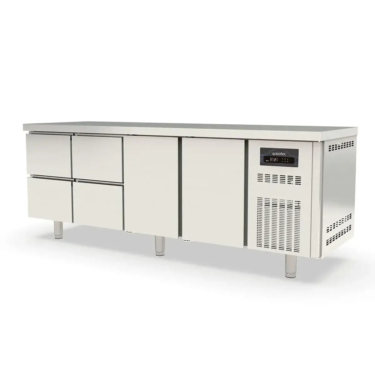 TOPLINE Refrigerated Table / 4x GN1/1 with 4 Drawers / 2 Doors, 2245 x 700 mm