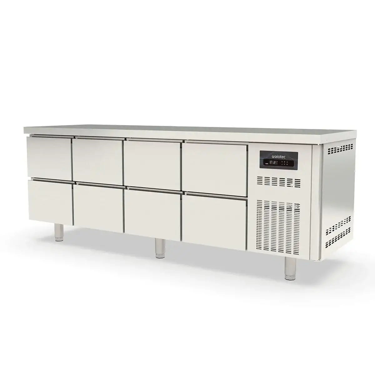 TOPLINE Refrigerated Table / 4x GN1/1 with 8 Drawers, 2245 x 700 mm
