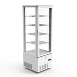 TOPLINE Kühlvitrine 4-fach / 237 Liter "weiß" - Gastro-Bedarf24 GmbH