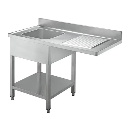 TOPLINE Spülcenter / 1 Becken links , 1200 x 700 mm - Gastro-Bedarf24 GmbH