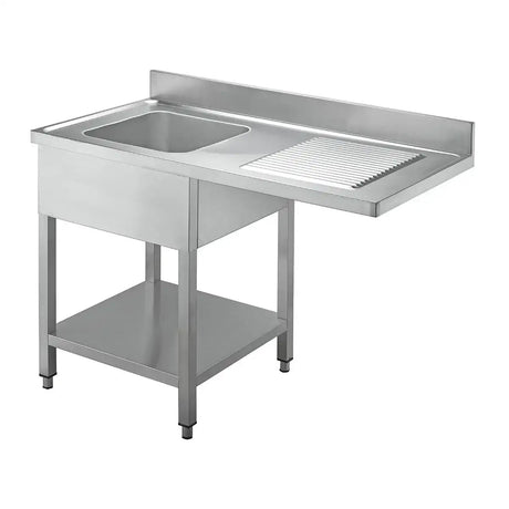 TOPLINE Spülcenter / 1 Becken links , 1400 x 700 mm - Gastro-Bedarf24 GmbH
